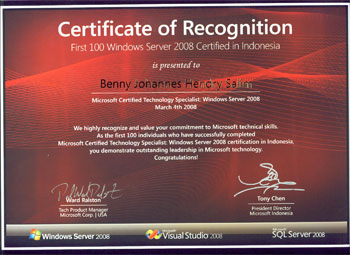 100 First Certified Heroes in Indonesia